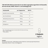 Weihrauch mit MSM 85% Boswelliasäure 120 Kapseln